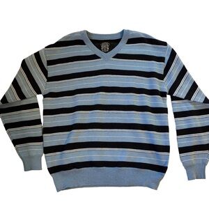 VTG Y2K Oversized Striped Knit Sweater